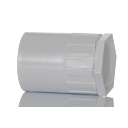 1 Pack of 10 - Schneider Electric Adapter, Conduit Fitting, 20mm Nominal Size, uPVC, White
