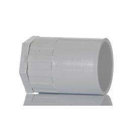 1 Pack of 10 - Schneider Electric Adapter, Conduit Fitting, 20mm Nominal Size, uPVC, White