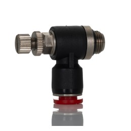 1 pcs - Norgren Pneutic C Series Threaded Flow Controller, G 1/8 Inlet Port, 6mm Tube Inlet Port x 6mm Tube Outlet Port