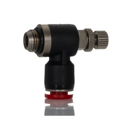 1 pcs - Norgren Pneutic C Series Threaded Flow Controller, G 1/8 Inlet Port, 6mm Tube Inlet Port x 6mm Tube Outlet Port