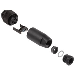 1 pcs - binder Circular Connector, 4 Contacts, Cable Mount, Plug, Male, IP67, 693 Series