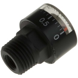 1 pcs - SMC Analogue Pressure Gauge 1MPa Back Entry, G15-10-01, 0MPa min.