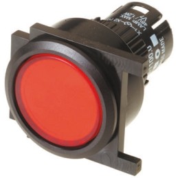 1 pcs - EAO Red Momentary Push Button Head, IP65