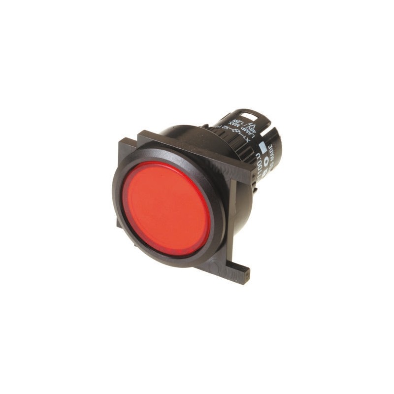 1 pcs - EAO Red Momentary Push Button Head, IP65