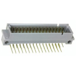 1 pcs - Amphenol Communications Solutions 8609 32 Way 2.54mm Pitch Class C1, 2 Row, Right Angle DIN 41612 Connector, Plug