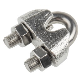 1 pcs - RS PRO Stainless Steel 5mm Diameter Wire Rope Clamp