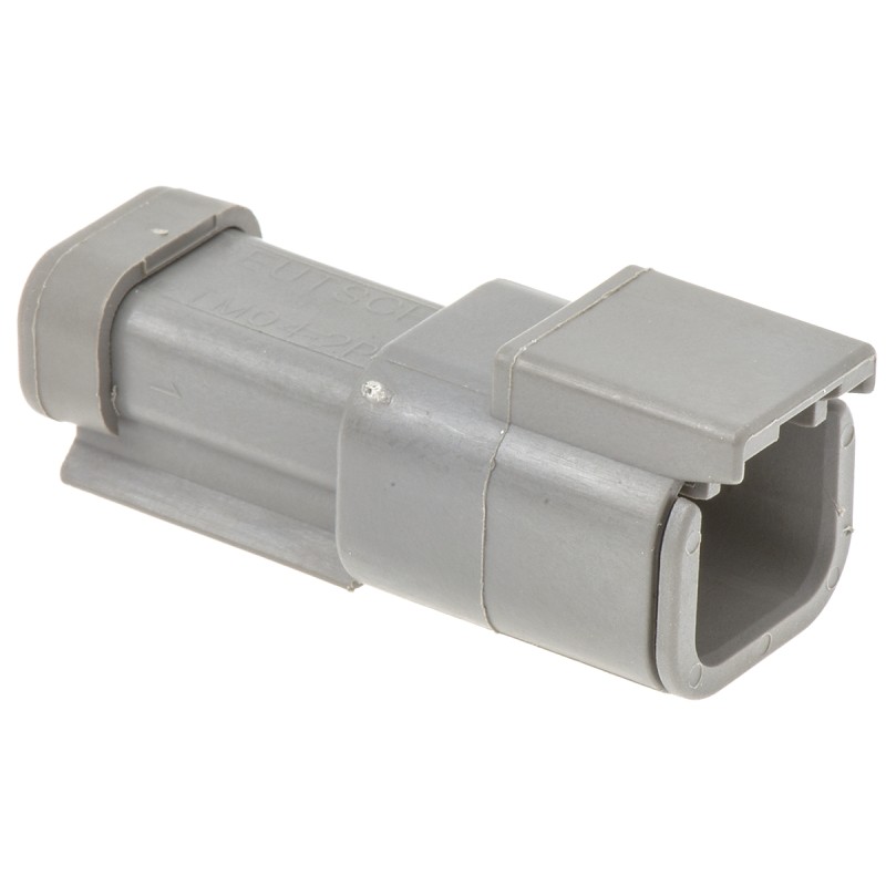 1 pcs - Deutsch, DTM Automotive Connector Socket 2 Way, Crimp Termination