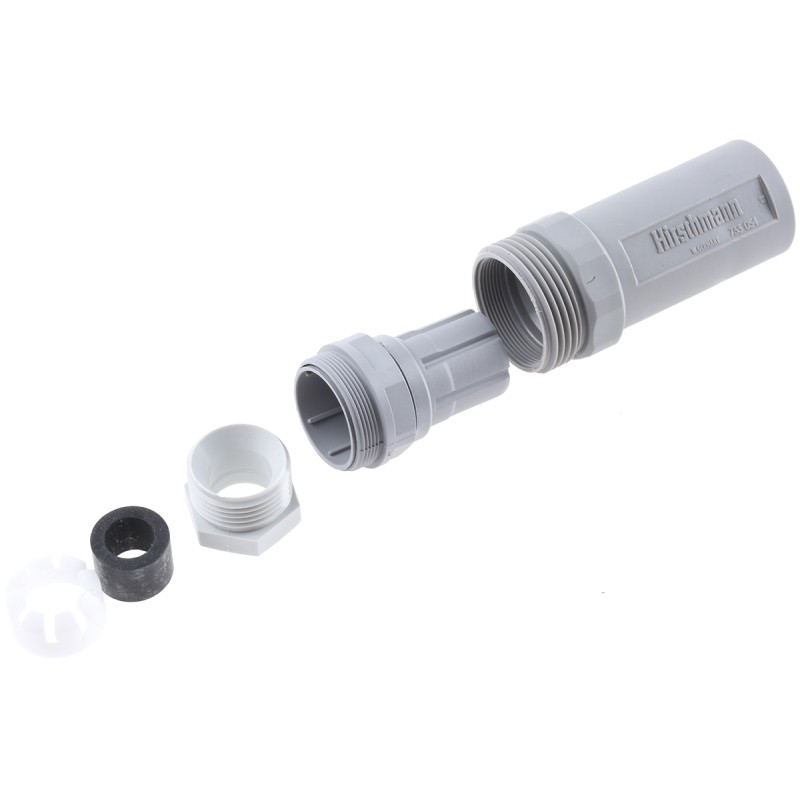 10 pcs - Hirschmann 7 Pole Din Socket, DIN 43651, 10A, 250 V ac/dc, Female, Cable Mount