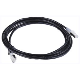 1 pcs - RS PRO Cat5e Male RJ45 to Male RJ45 Ethernet Cable, F/UTP, Black PVC Sheath, 3m