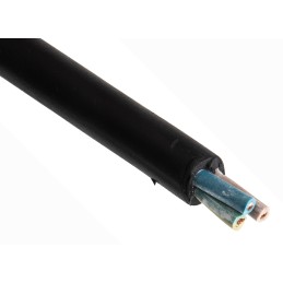 1 Reel of 50 M - RS PRO 3 Core Power Cable, 2.5 mm², 50m, Black CPE Sheath, 25 A, 450 V, 750 V