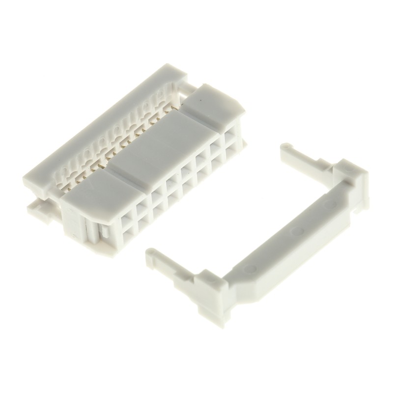 1 pcs - RS PRO 16-Way IDC Connector Socket for Cable Mount, 2-Row