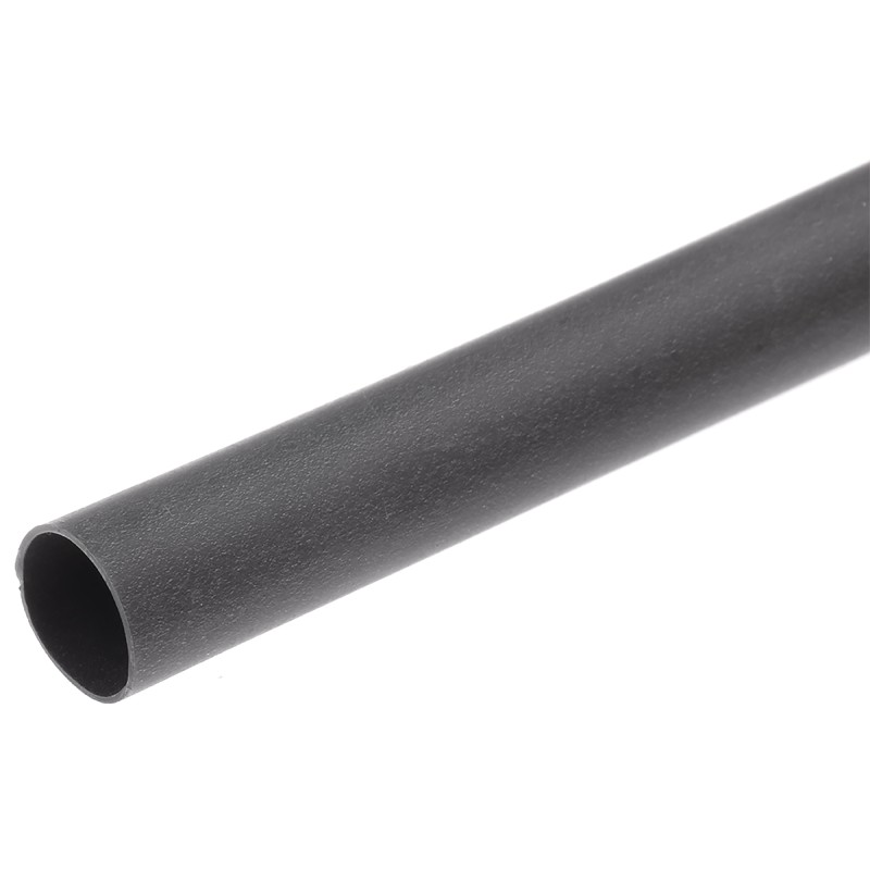 1 pcs - TE Connectivity Halogen Free Heat Shrink Tubing, Black 4.8mm Sleeve Dia. x 1.2m Length 2:1 Ratio, ZH-100 Series