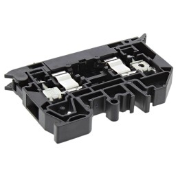 1 pcs - Weidmuller W Series Black Fused DIN Rail Terminal, Single-Level, Screw Termination