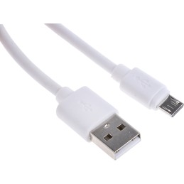 1 pcs - RS PRO USB 2.0 Cable, Male USB A to Male Micro USB B Cable, 150mm