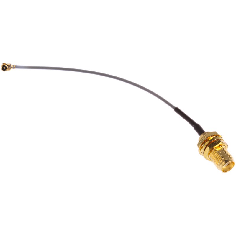 1 pcs - RF Solutions U.FL to Female SMA Coaxial Cable, 100mm, Terminated