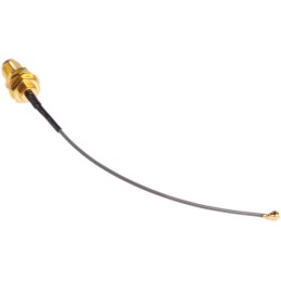 1 pcs - RF Solutions U.FL to Female SMA Coaxial Cable, 100mm, Terminated