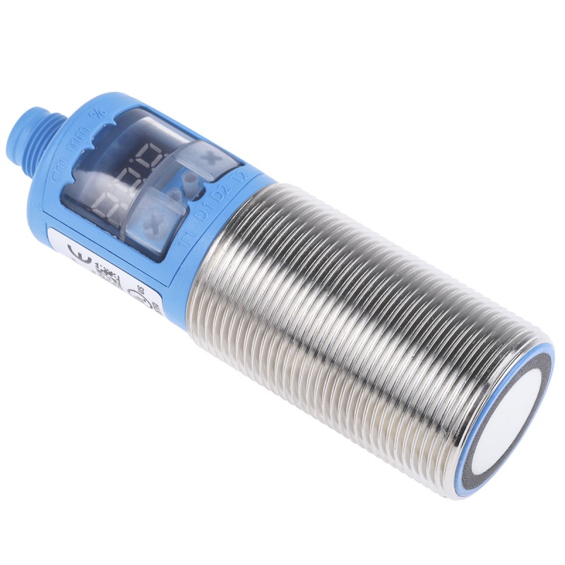 1 pcs - Sick Ultrasonic Barrel-Style Proximity Sensor, M30 x 1.5, 200 - 1300 mm Detection, PNP Output, 9 - 30 V