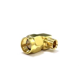 1 pcs - RS PRO, Plug Cable Mount SMA Connector, 50Ω, Solder Termination, Right Angle Body