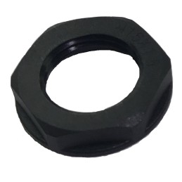 1 Bag of 50 - RS PRO Black Nylon 66 Cable Gland Locknut, M20 Thread, IP68