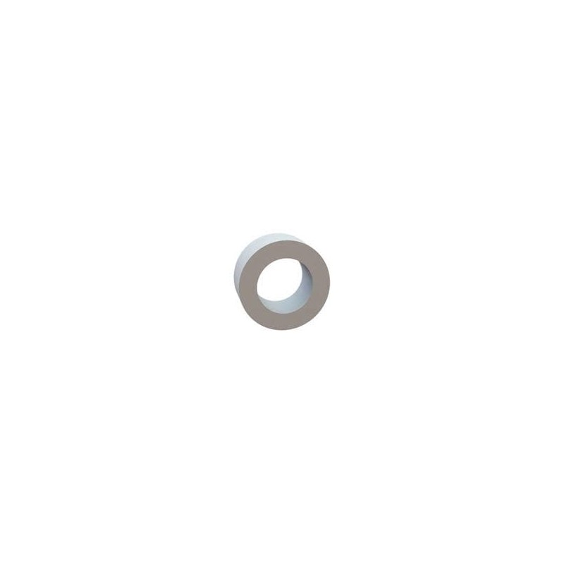 10 pcs : 13RS125313 - Standoffs & Spacers Round Spacer, .761 ID, 1.239 OD, .563 Length, Natural, Nylon, 3/4 Screw