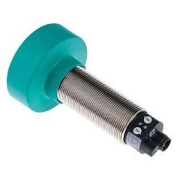 1 pcs - Pepperl + Fuchs Ultrasonic Barrel-Style Proximity Sensor, M30 x 1.5, 350 - 6000 mm Detection, PNP Output, 12