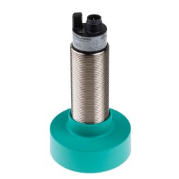 1 pcs - Pepperl + Fuchs Ultrasonic Barrel-Style Proximity Sensor, M30 x 1.5, 350 - 6000 mm Detection, PNP Output, 12