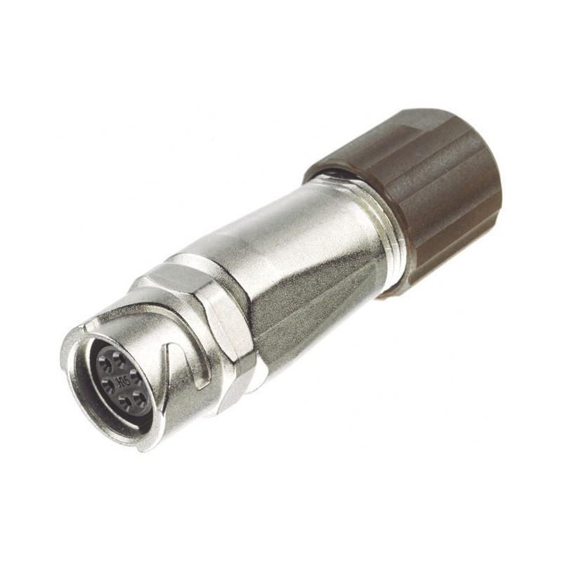 1 pcs - Hirose Circular Connector, 3 Contacts, Cable Mount, Miniature Connector, Socket, Female, IP67, IP68, LF Series