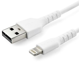 1 pcs - StarTech.com USB 2.0 Cable, Male USB A to Male Lightning Rugged USB Cable, 1m