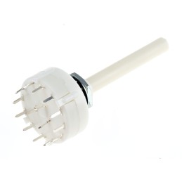 1 pcs - Lorlin, 4 Position 3P4T Rotary Switch, 150 mA @ 250 V ac, Solder