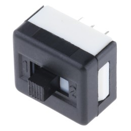 1 pcs - APEM PCB Slide Switch DPDT On-Off-On 1 A @ 30 V dc Slide