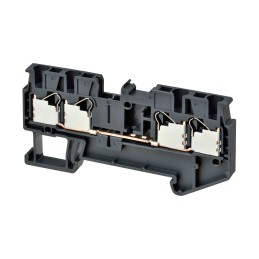 1 pcs - Omron DIN Rail Terminal Block, 17.5A, 14 AWG Wire, Push In Termination