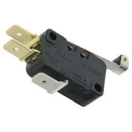 1 pcs - Omron Roller Lever Micro Switch, Tab Terminal, 16 A @ 250 V ac, SP-CO, IP40