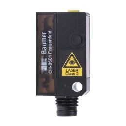1 pcs - Baumer Diffuse Photoelectric Sensor, Block Sensor, 3 mm - 150 mm Detection Range