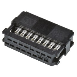 1 pcs - TE Connectivity 16-Way IDC Connector Socket for Cable Mount, 2-Row