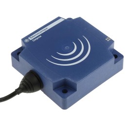 1 pcs - Telemecanique Sensors Inductive Block-Style Proximity Sensor, 60 mm Detection, PNP Output, 12 - 24 V dc, IP68