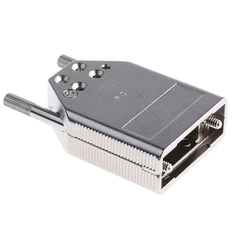 1 pcs - Amphenol FCI 8655MH Series Die Cast Zinc D-sub Connector Backshell, 9 Way, Strain Relief