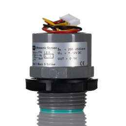 1 pcs - RS PRO Ultrasonic Level Sensor, Analogue 0 - 5V Output, Threaded, PVC Body