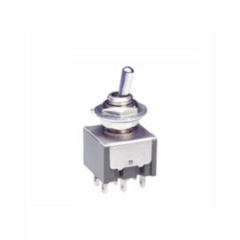 1 pcs - NKK Switches Toggle Switch, Panel Mount, On-On, DPDT, Solder Terminal