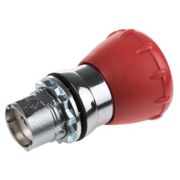 1 pcs - Allen Bradley 800FM Series Twist Release Emergency Stop Push Button, Panel Mount, 22.5mm Cutout