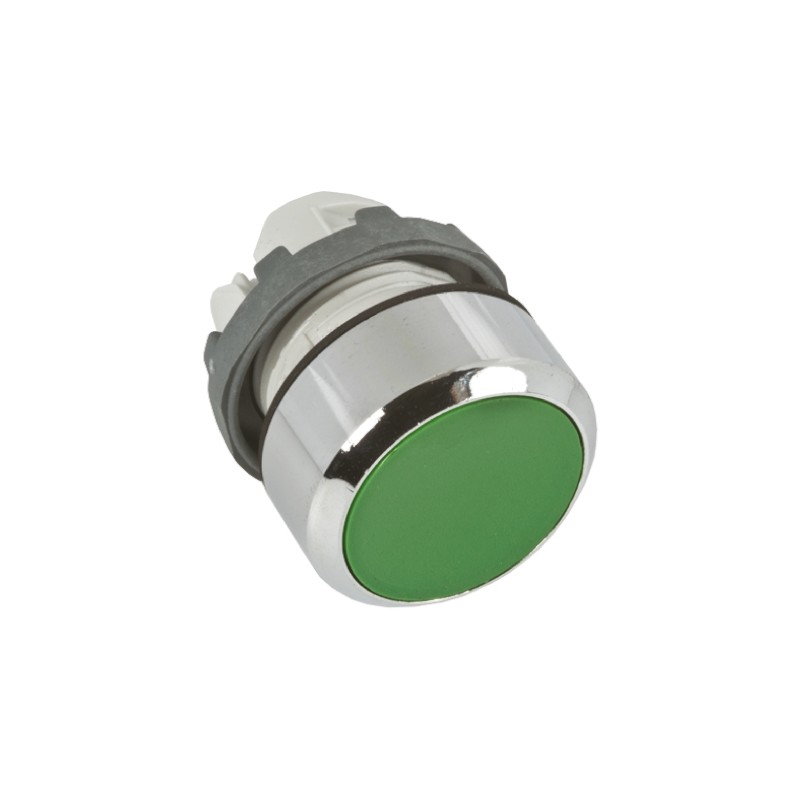 1 pcs - ABB Modular Series Green Momentary Push Button Head, 22mm Cutout, IP66