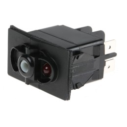 1 pcs - Carlingswitch Illuminated SPDT, Latching Rocker Switch Panel Mount