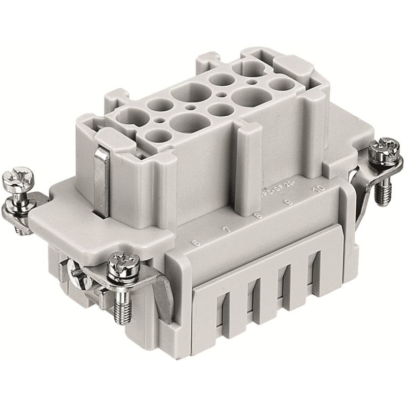 1 pcs - RS PRO Heavy Duty Power Connector Insert, 16A, Female, 10 Contacts