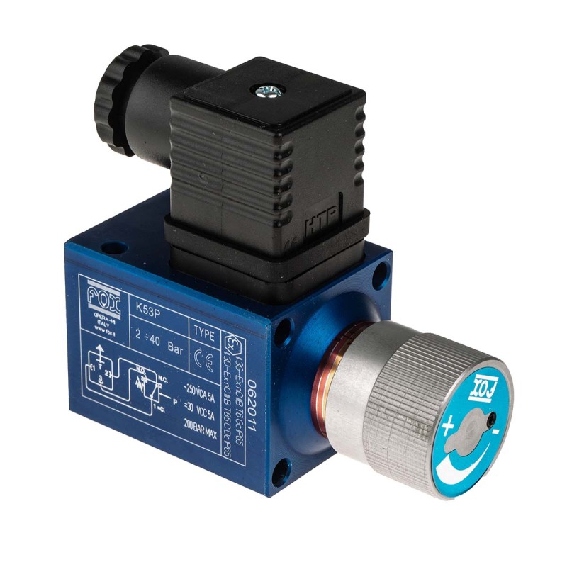 1 pcs - RS PRO Pressure Switch, G 1/4 2bar to 40 bar