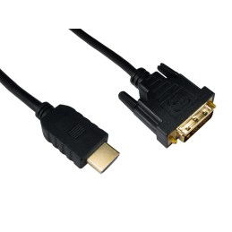 1 pcs - RS PRO 1080p Male HDMI to Male DVI-D Dual Link Cable, 1.5m