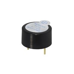 10 pcs : CPI-1375-80T - Piezo Buzzers & Audio Indicators buzzer, 13.8 mm x 7.5 mm deep, P, 12 VDC, 80 dB, Through Hole, Audio In