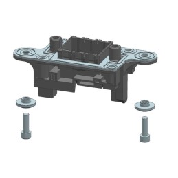1 pcs - Amphenol Industrial Power Connector, C146, Screw Mount
