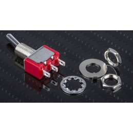 1 pcs - RS PRO Toggle Switch, Panel Mount, On-On, SPDT, Solder Terminal