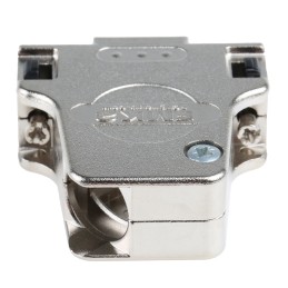 1 pcs - FCT from Molex FMK Series Die Cast Zinc Angled D Sub Backshell, 15 Way, Strain Relief