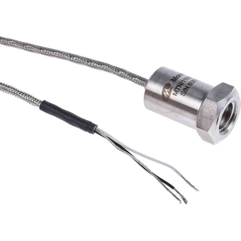 1 pcs - Monitran Vibration Sensor, 8 mA Max, -55°C - +140°C