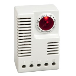 1 pcs - Hygrostat, Adjustable, 40 - 90%RH, 12 - 48 V dc, DIN Rail